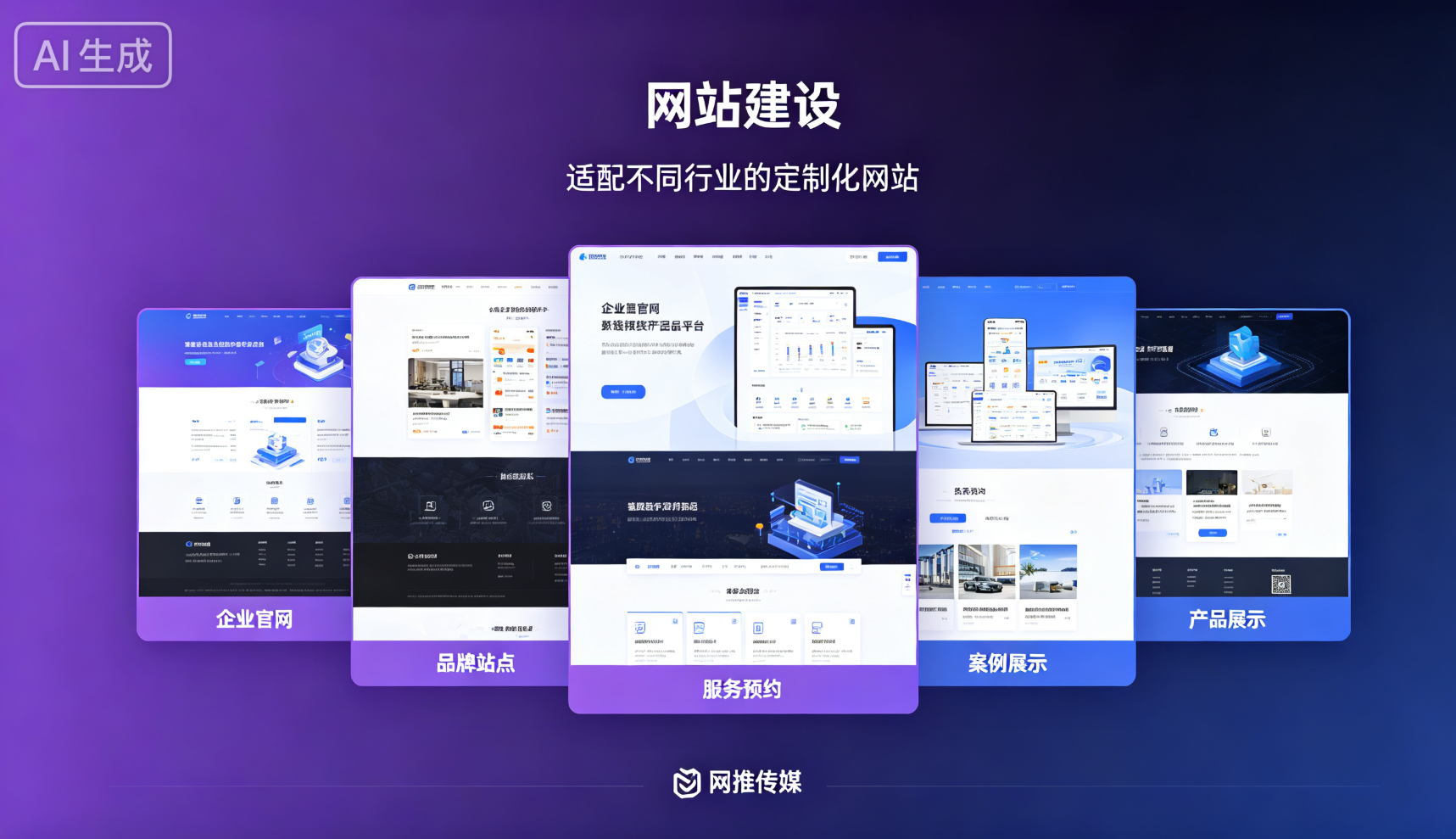 网推传媒网站建设项目案例展示